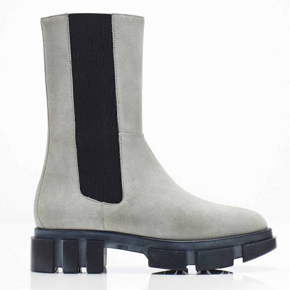 Free People Brooks Lug Sole Chelsea Boot / Mist NEW! 8.5 9 - Picture 3 of 9